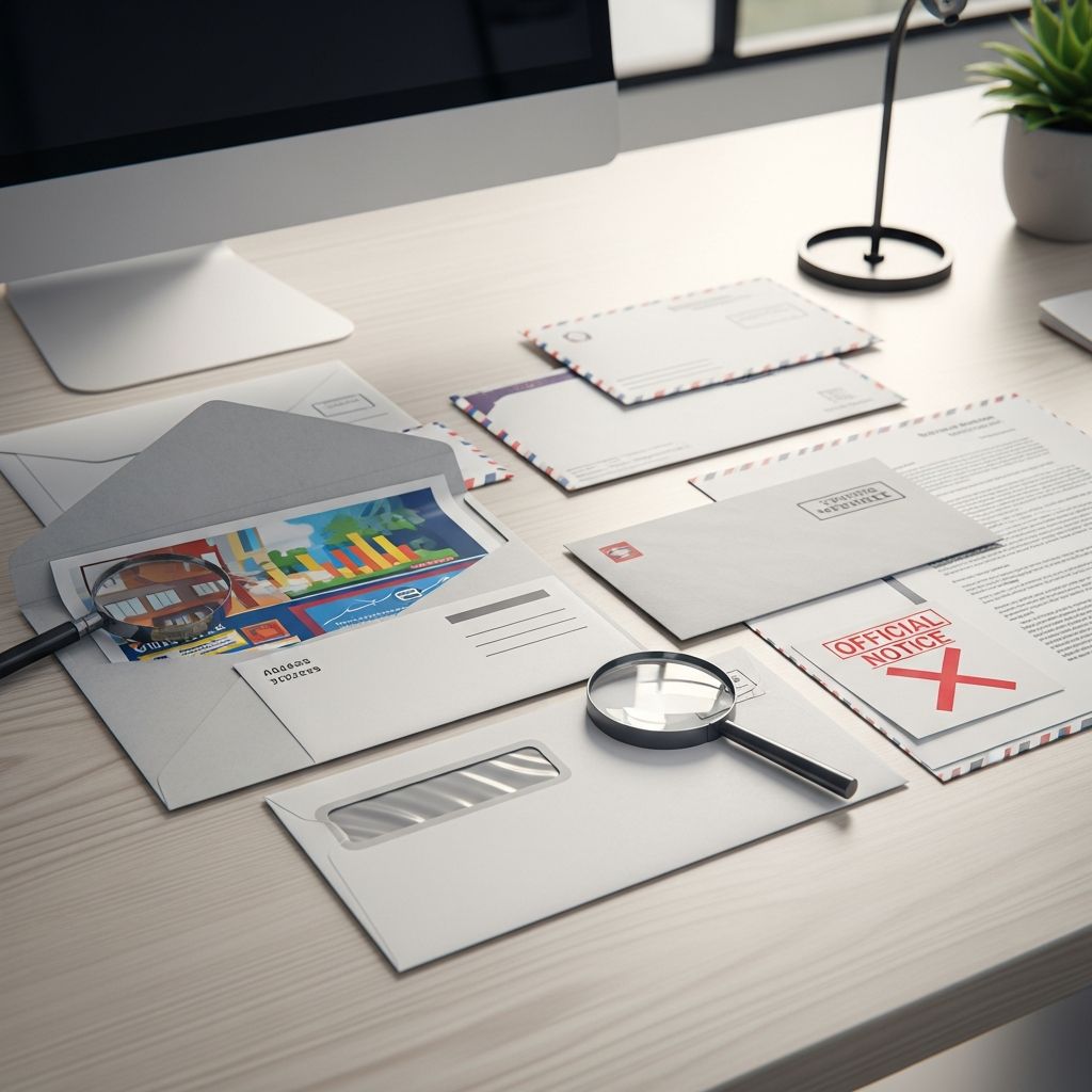 Learn how to read mailed property notices, separate real alerts from sales tactics, and protect your personal and financial information.