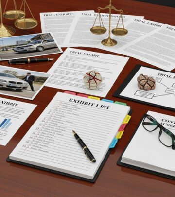 A practical, step-by-step guide to organizing, listing, and presenting exhibits so your evidence is clear, admissible, and persuasive at trial.