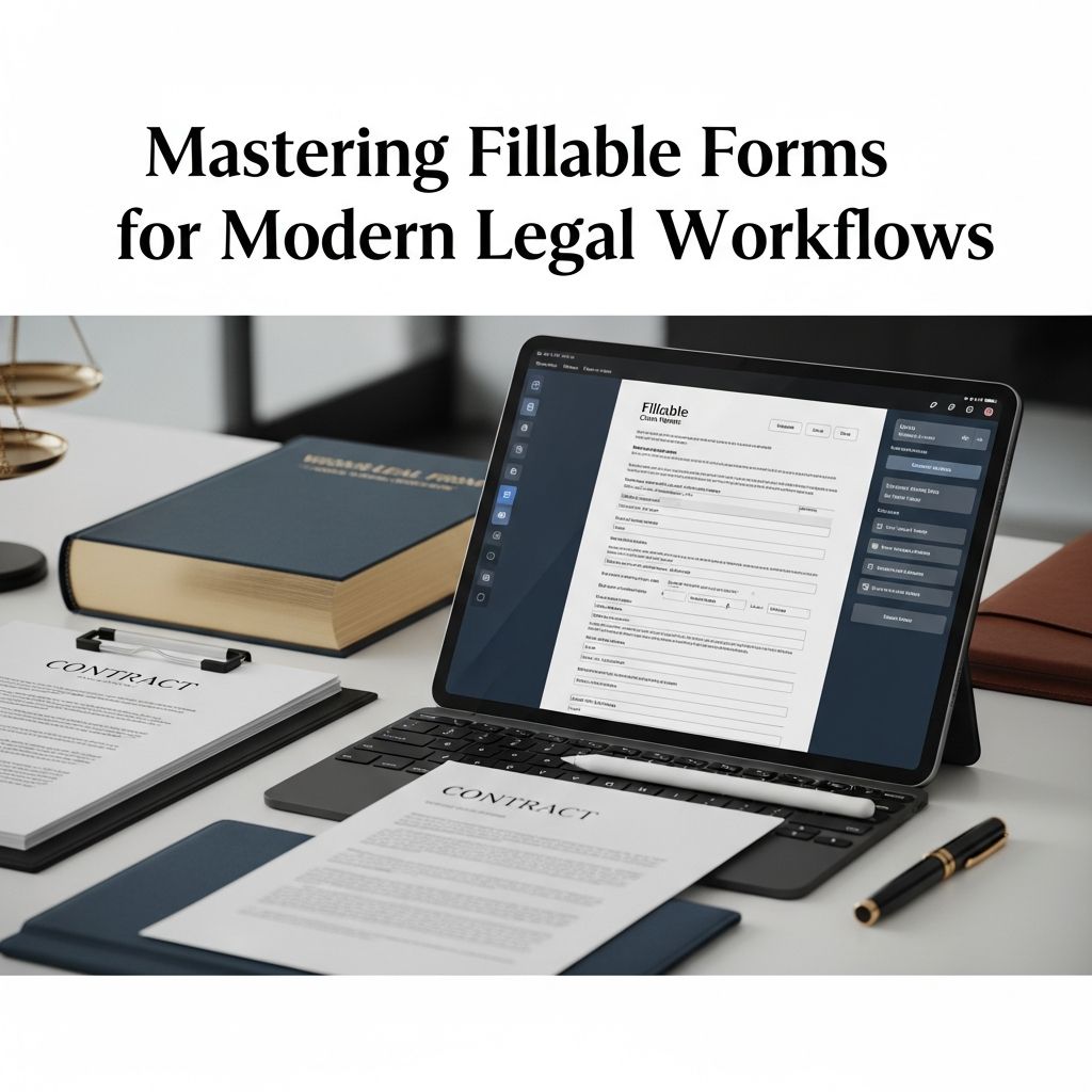 Learn how fillable digital forms improve legal workflows, boost accuracy, and simplify client and court submissions.