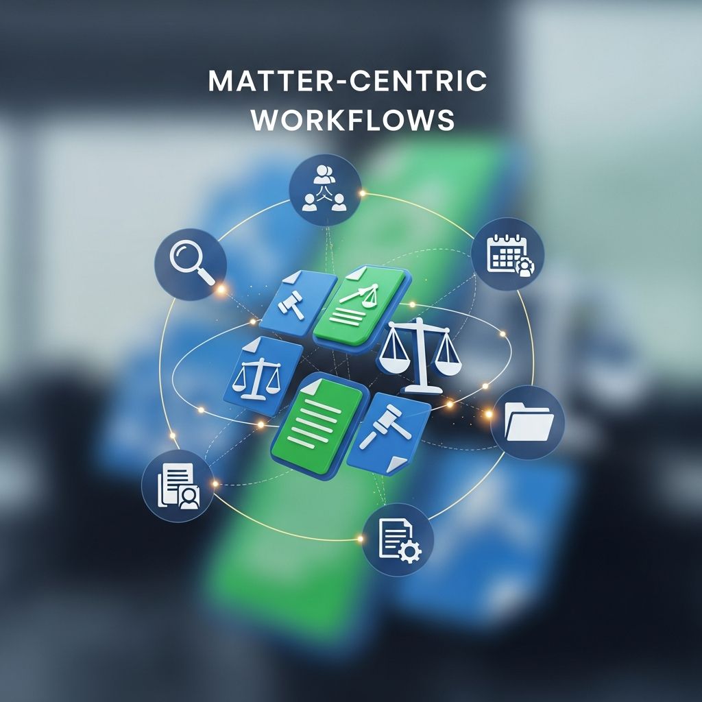Discover how matter-centric platforms unify documents, deadlines, tasks, and collaboration into a single, efficient legal workspace.