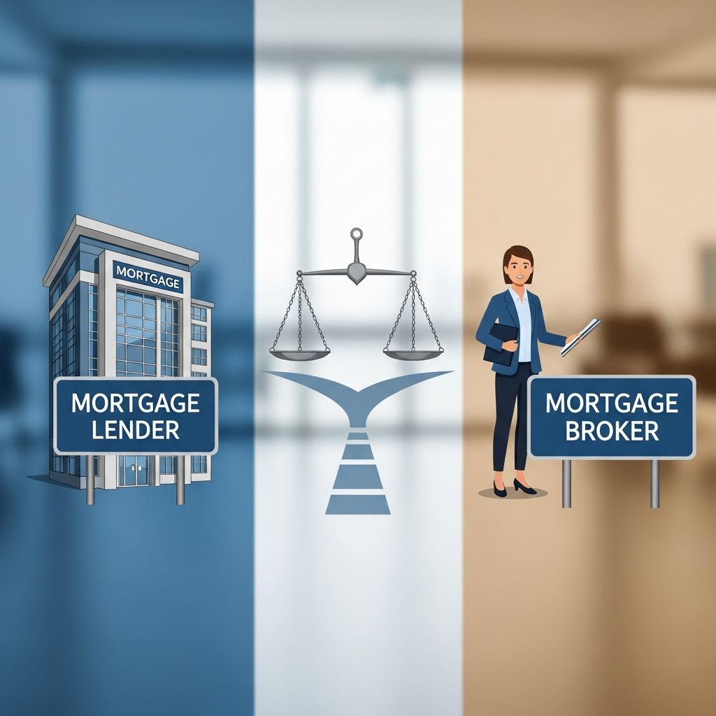 Mortgage Lender vs. Mortgage Broker: How to Choose Understand the difference between mortgage lenders and brokers so you can compare options, costs, and protections before you apply.