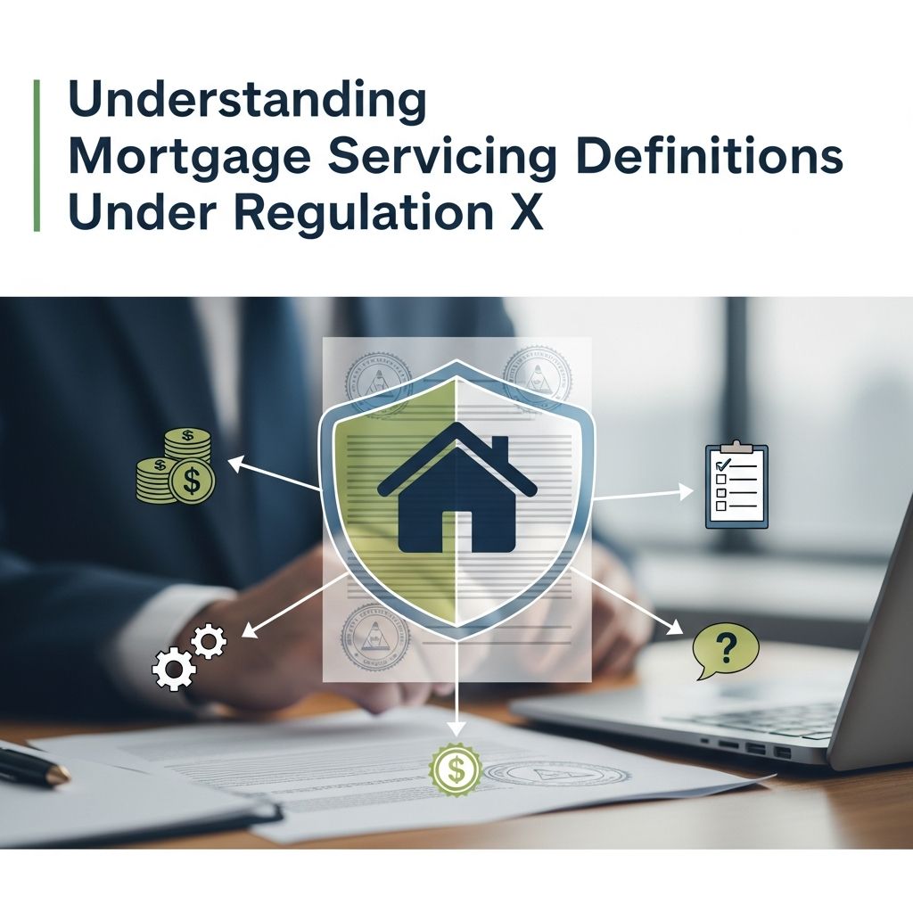Clear explanations of key Regulation X mortgage servicing terms, from delinquency to successors in interest.