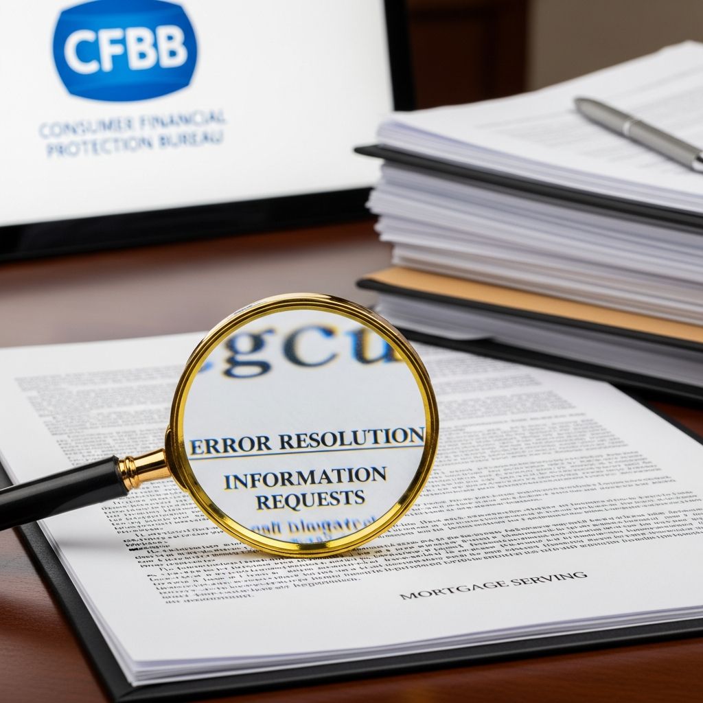 Understand your rights to fix mortgage servicing errors and obtain information, and learn what your servicer must do and when.
