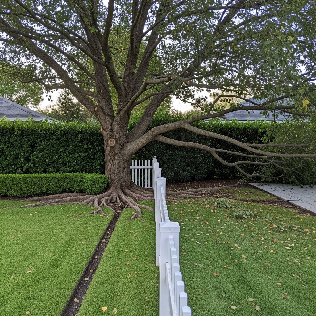 Understand who owns a tree, what you can trim, and how to resolve neighbor conflicts over branches, roots, views, and damage.