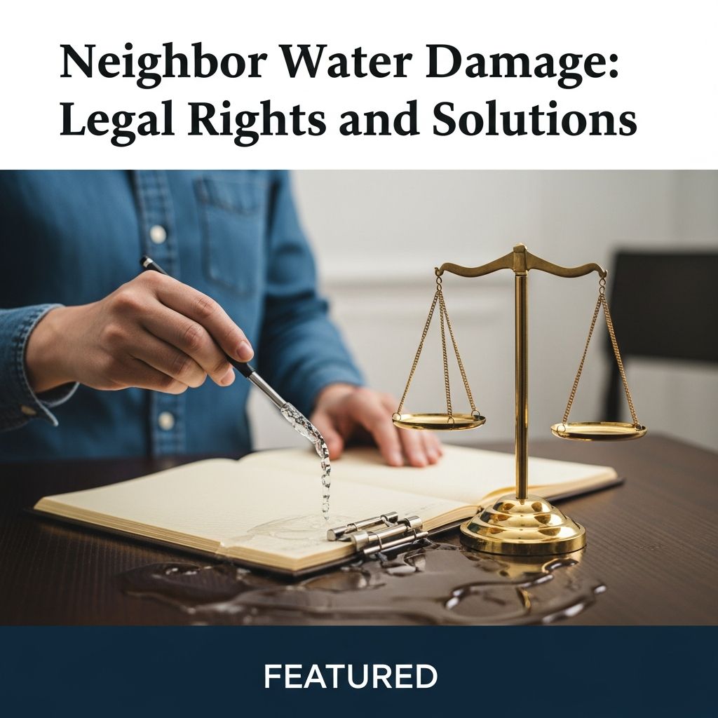 Understanding your rights when a neighbor’s property changes cause water damage to your home.