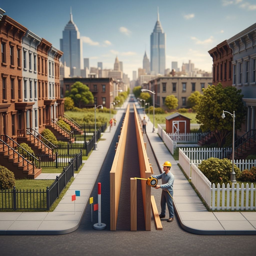 A practical guide to New York property line, boundary, and fence rules for homeowners, buyers, and neighbors.