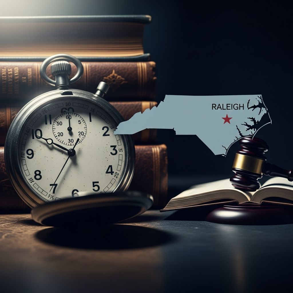 Understand how long prosecutors have to file criminal charges in North Carolina and the key exceptions that can affect your case.