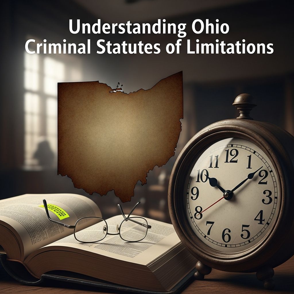 Learn how Ohio’s criminal statutes of limitations work, including time limits, major exceptions, and what tolling really means.