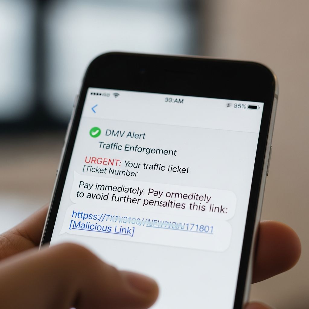 Learn how fake DMV and toll texts trick drivers into paying bogus “overdue” tickets and how to protect your money and identity.