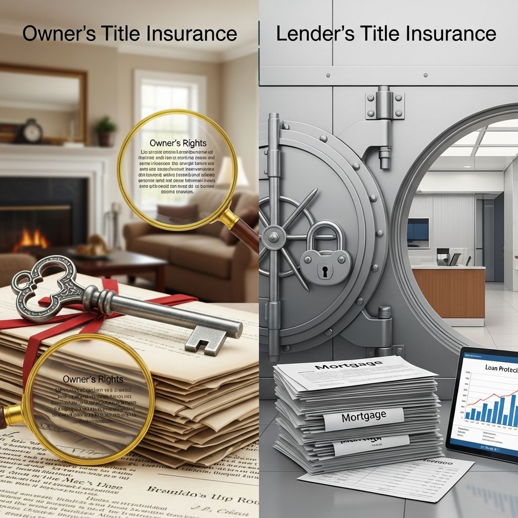 Understand how owner’s and lender’s title insurance differ, what each covers, and how to protect both your lender’s interest and your own equity.