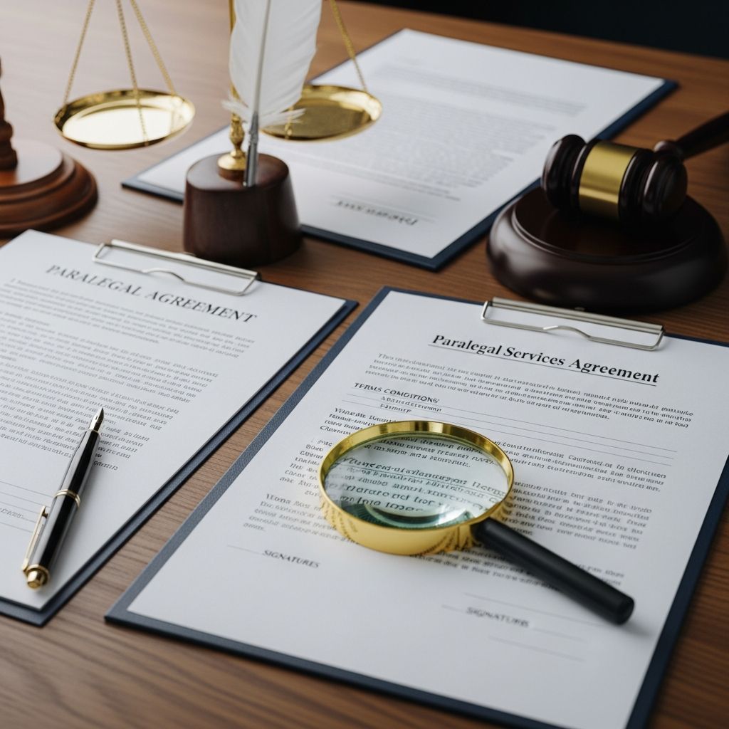 Practical guidance for drafting paralegal services agreements that protect clients, attorneys, and freelance paralegals alike.