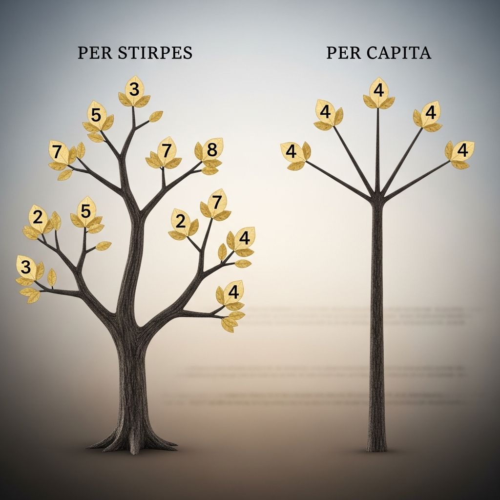 Understand how per stirpes and per capita instructions in your will control who inherits when a beneficiary dies before you.