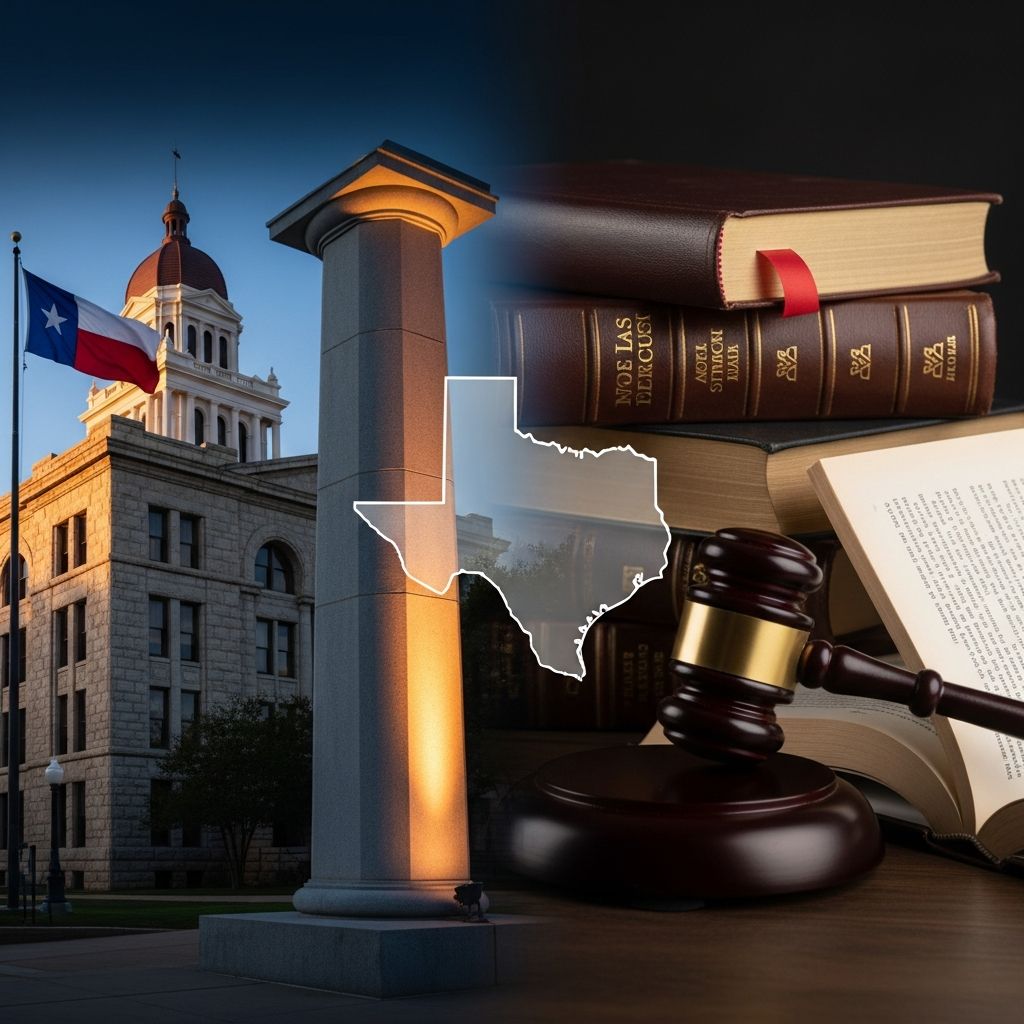 Understand how Texas laws are made, how courts are organized, and what to expect when your legal issue ends up in a Texas courtroom.