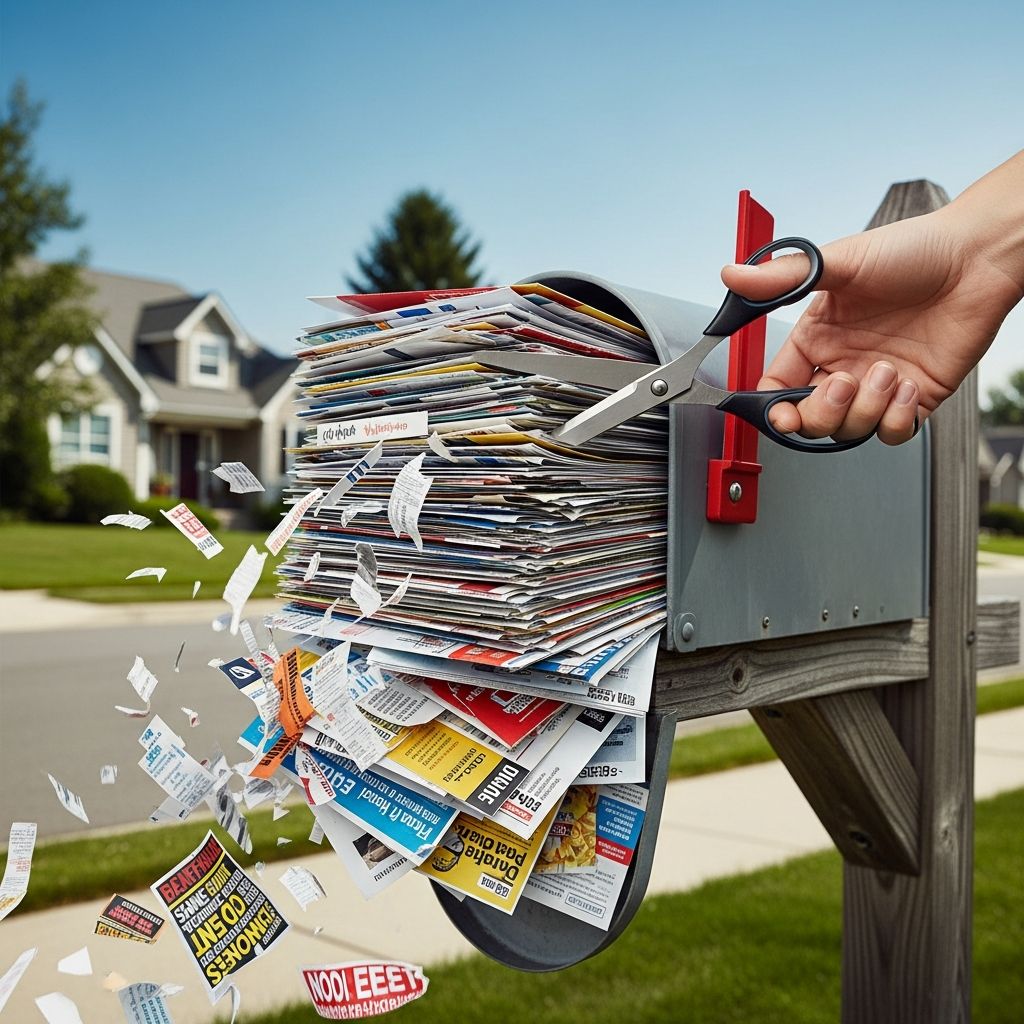 Learn how to opt out of prescreened offers, reduce marketing lists, and limit unwanted mail from companies and charities.