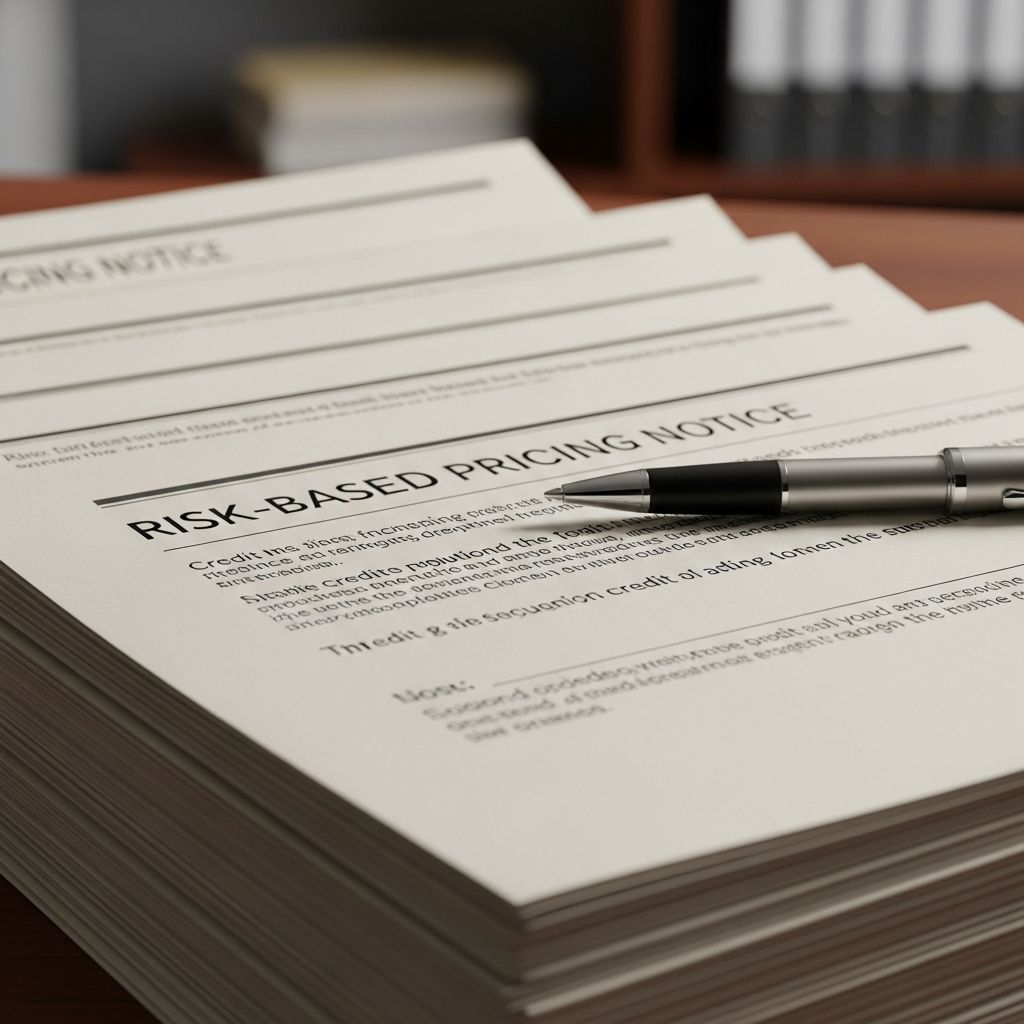 A practical explainer of federal risk-based pricing notice rules, who must send them, and what consumers and lenders need to know.
