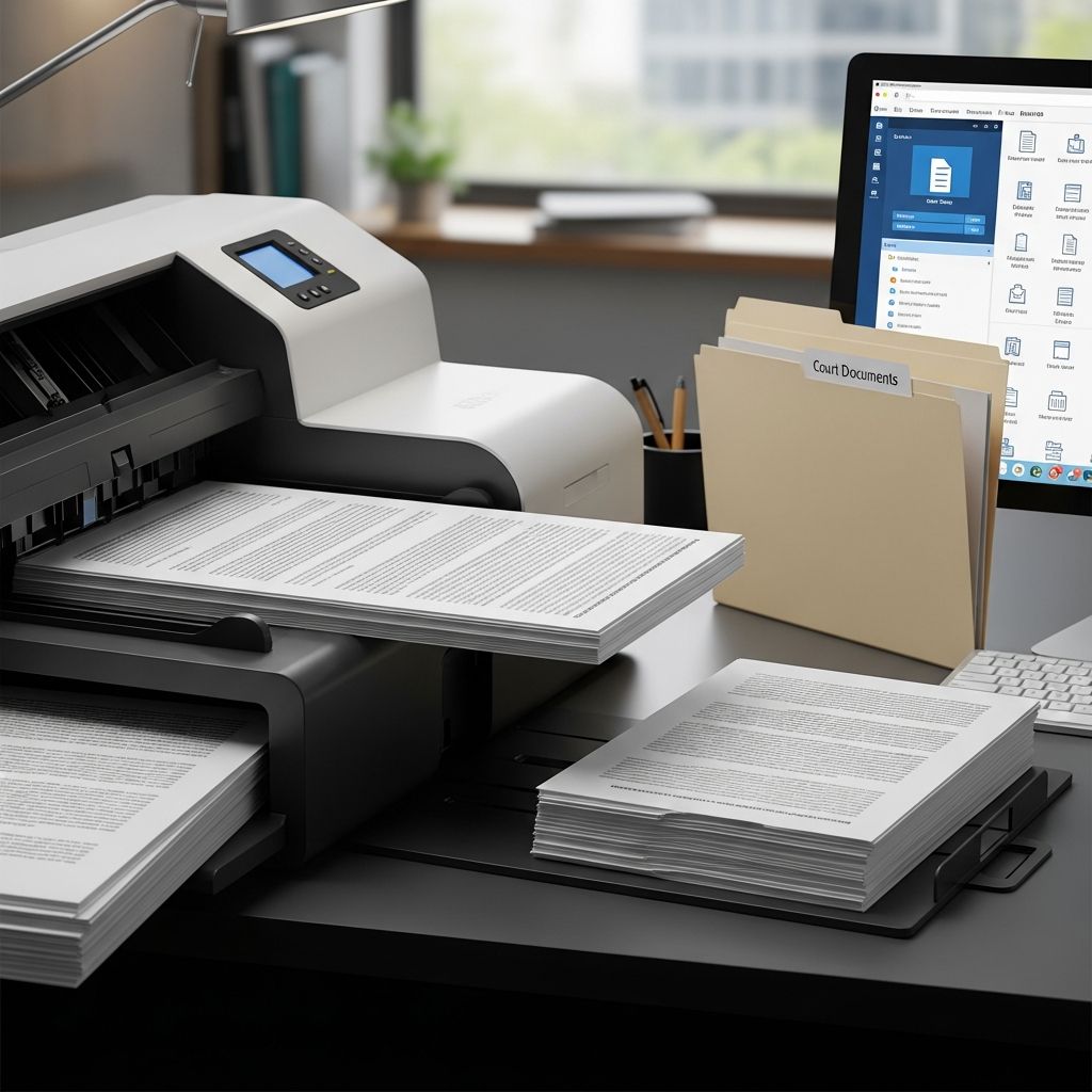 Practical guidance to turn paper records into compliant, searchable PDFs that courts will accept without delay.