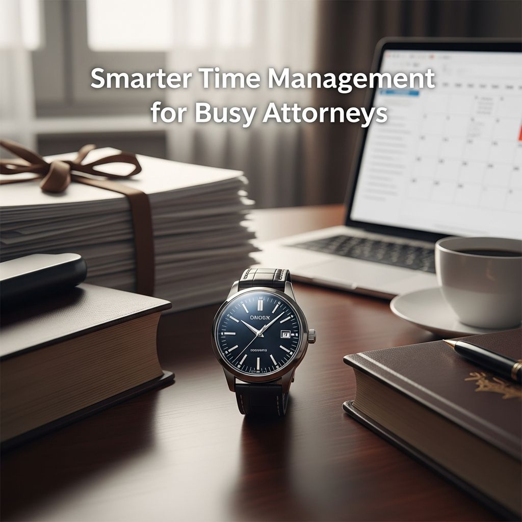 Practical, research-backed time management strategies that help attorneys reduce stress, protect billable hours, and serve clients better.