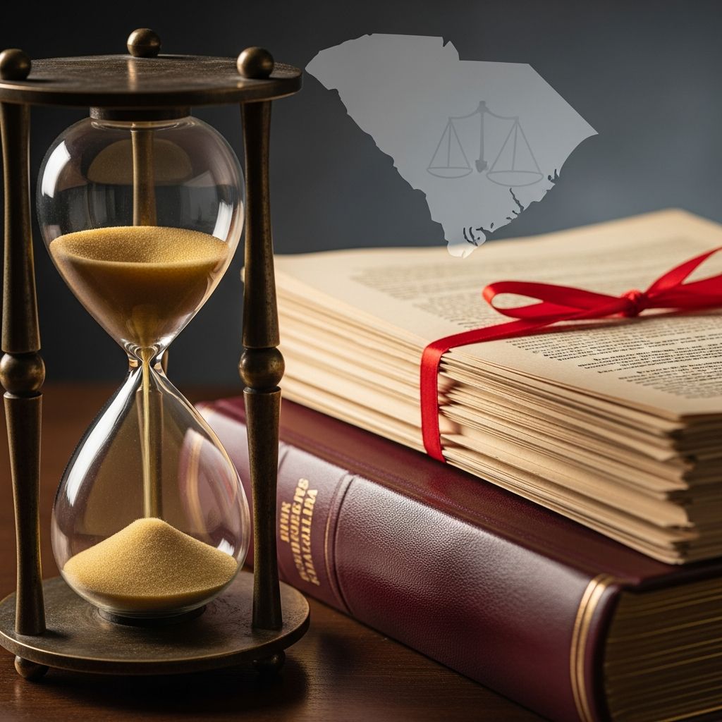 Understand the key filing deadlines that govern civil lawsuits in South Carolina and how missing them can affect your legal rights.