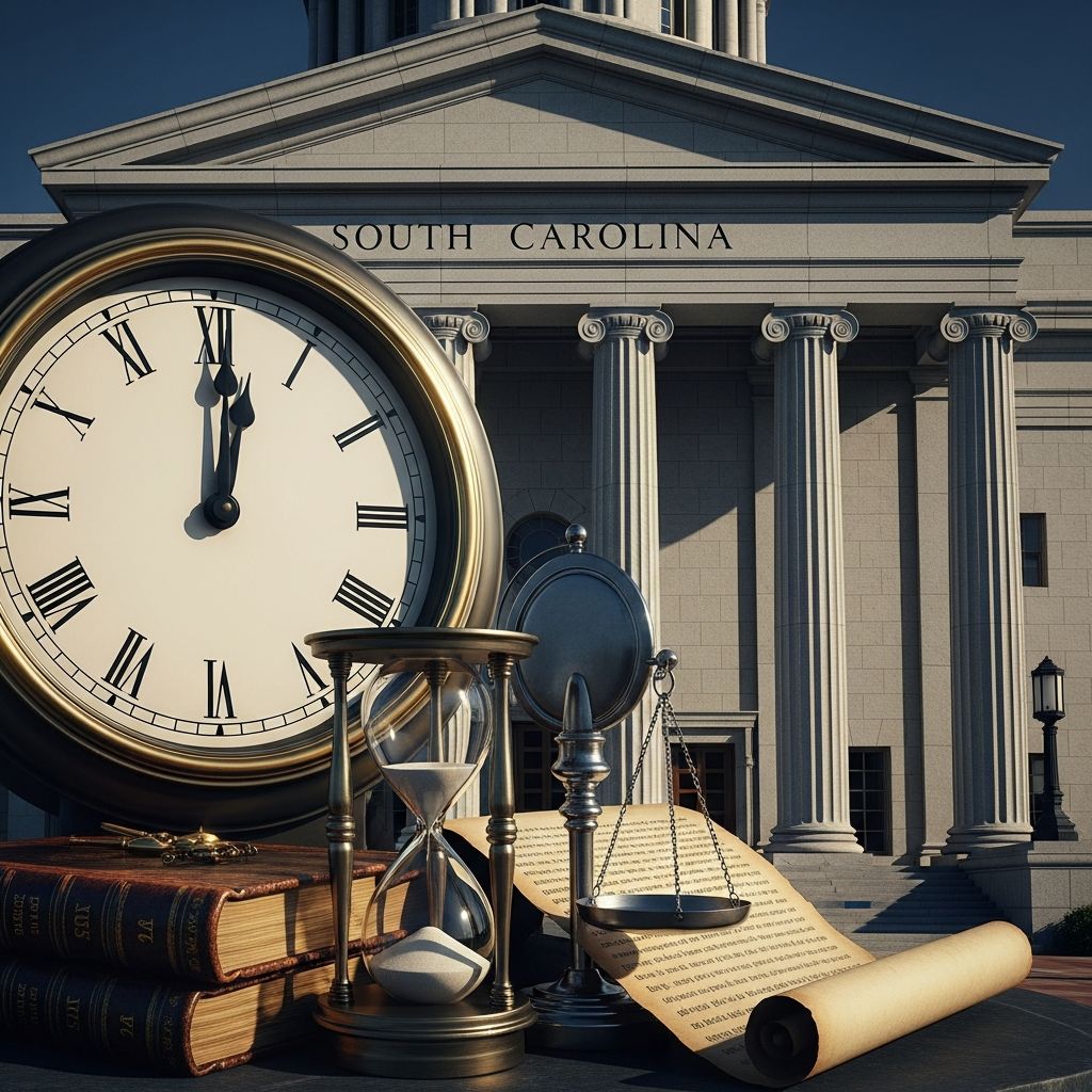 Understand South Carolina’s civil and criminal filing deadlines, key exceptions, and how limitation periods can affect your legal rights.