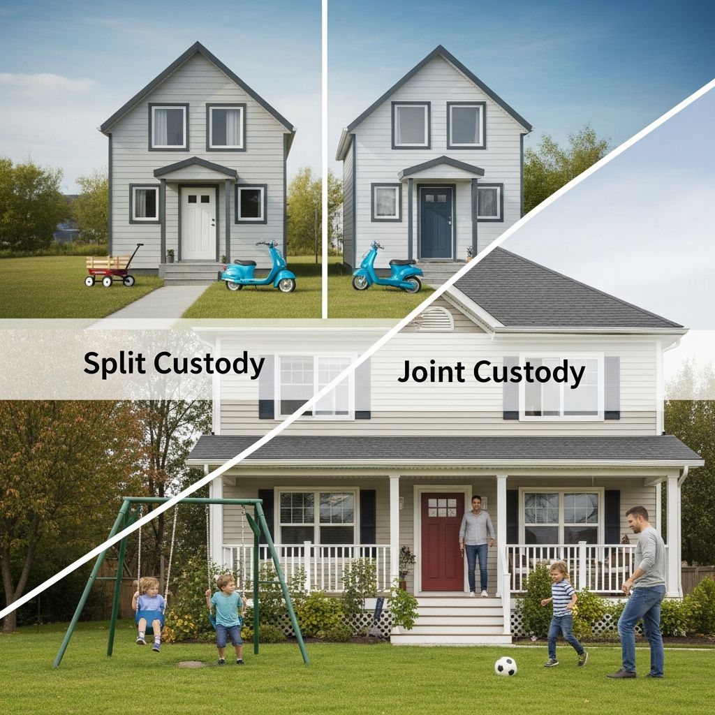 Understand how split custody differs from joint custody, and what each arrangement means for parenting time, decision-making, and your children.