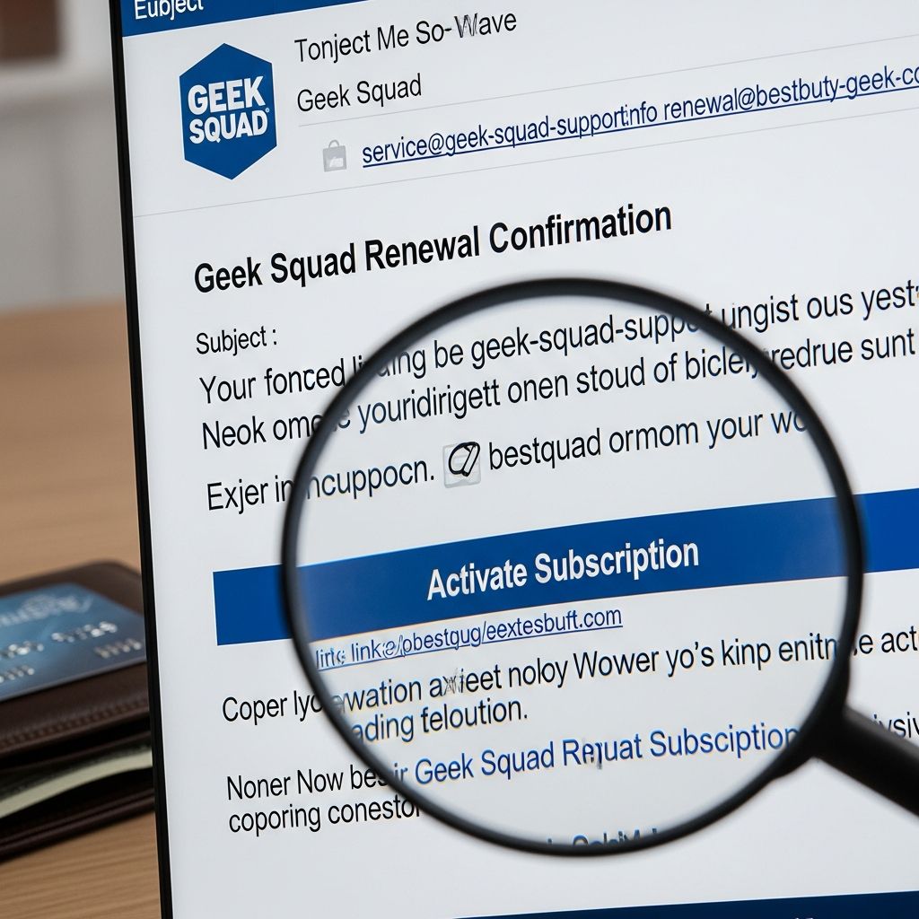 Learn how fake Geek Squad renewal emails and texts work, how scammers steal your money, and simple steps to stay safer online.