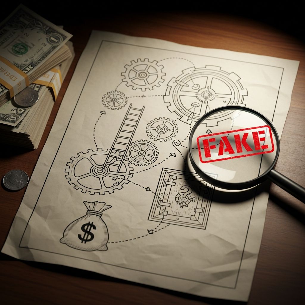Learn how to recognize and avoid deceptive business opportunities that promise effortless income and a guaranteed blueprint to wealth.