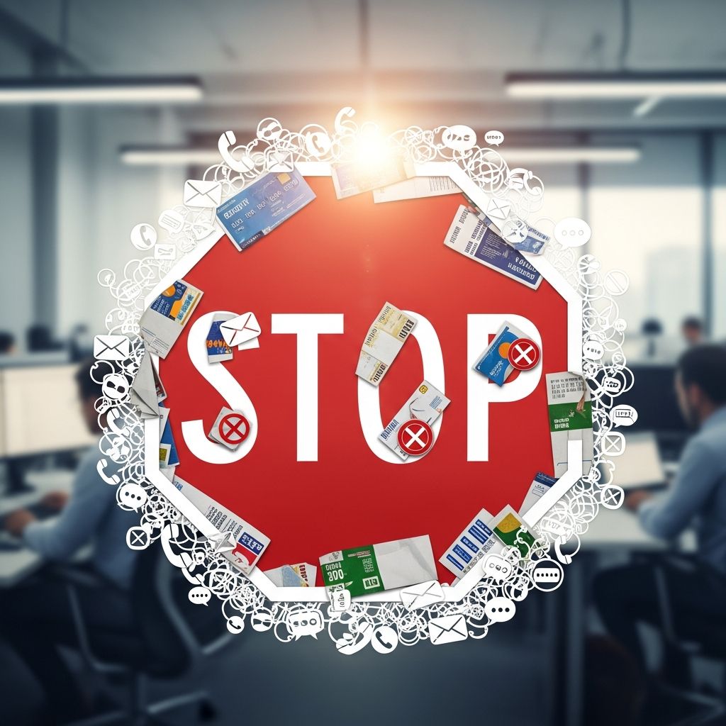 Learn practical, step-by-step ways to reduce spam texts, email junk, and postal mail while staying safer from scams and fraud.