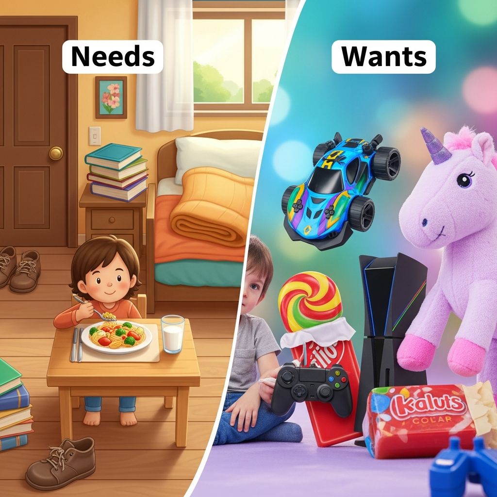 Help young people separate true necessities from nice-to-haves so they can make smarter money choices every day.