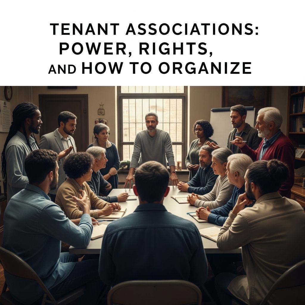 Learn how tenant associations transform isolated renter complaints into organized, lawful, and effective collective housing advocacy.