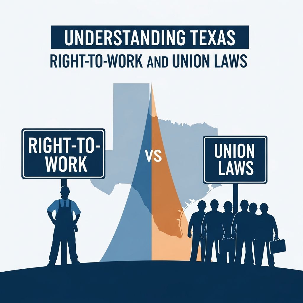 Learn how Texas right-to-work laws shape union membership, worker rights, and employer obligations in the Lone Star State.