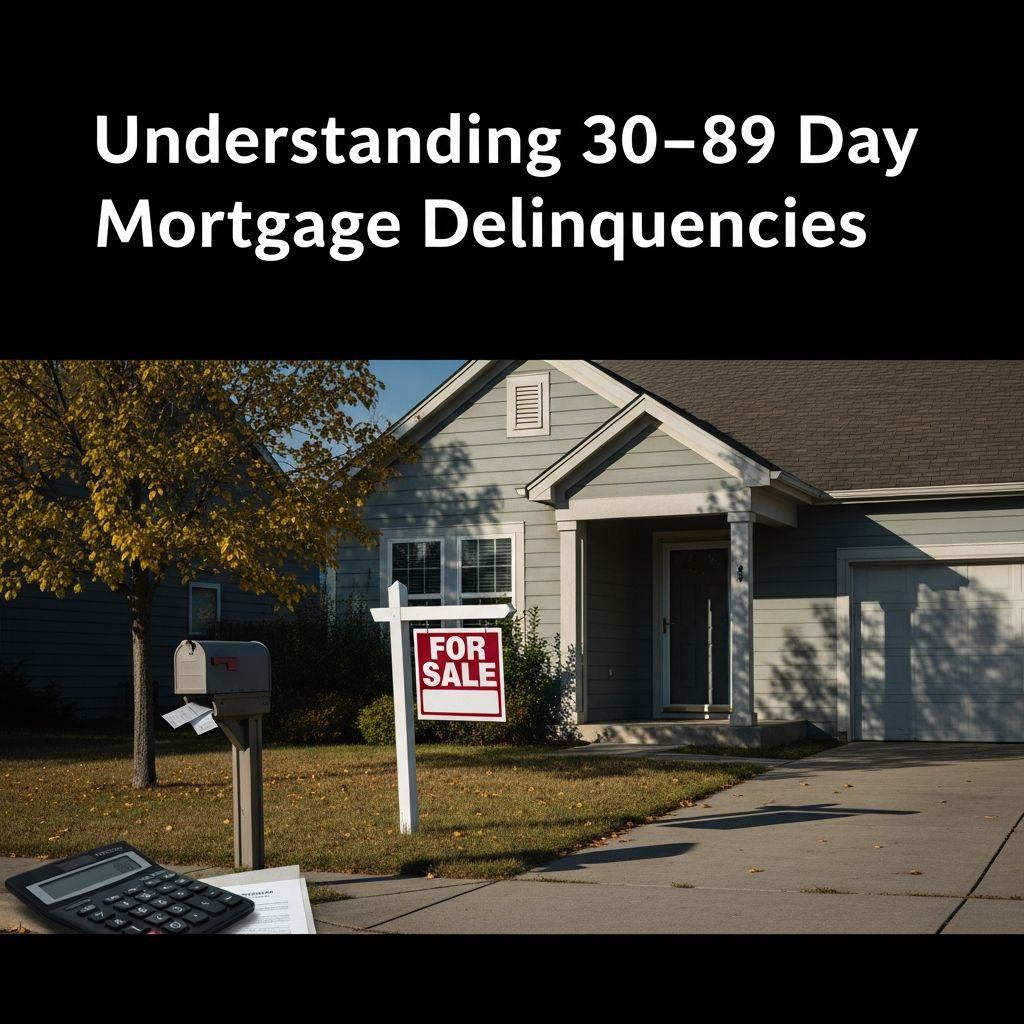 Explore what early-stage mortgage delinquencies mean, what drives them, and how borrowers and policymakers can respond proactively.