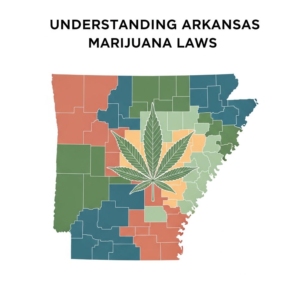 A detailed, plain-English guide to Arkansas marijuana crimes, penalties, and medical marijuana rules for residents and visitors.