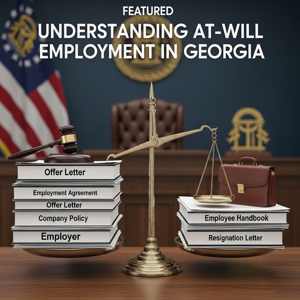 Learn how Georgia’s at-will employment rule works, its limits, and when firing or quitting may raise legal issues.