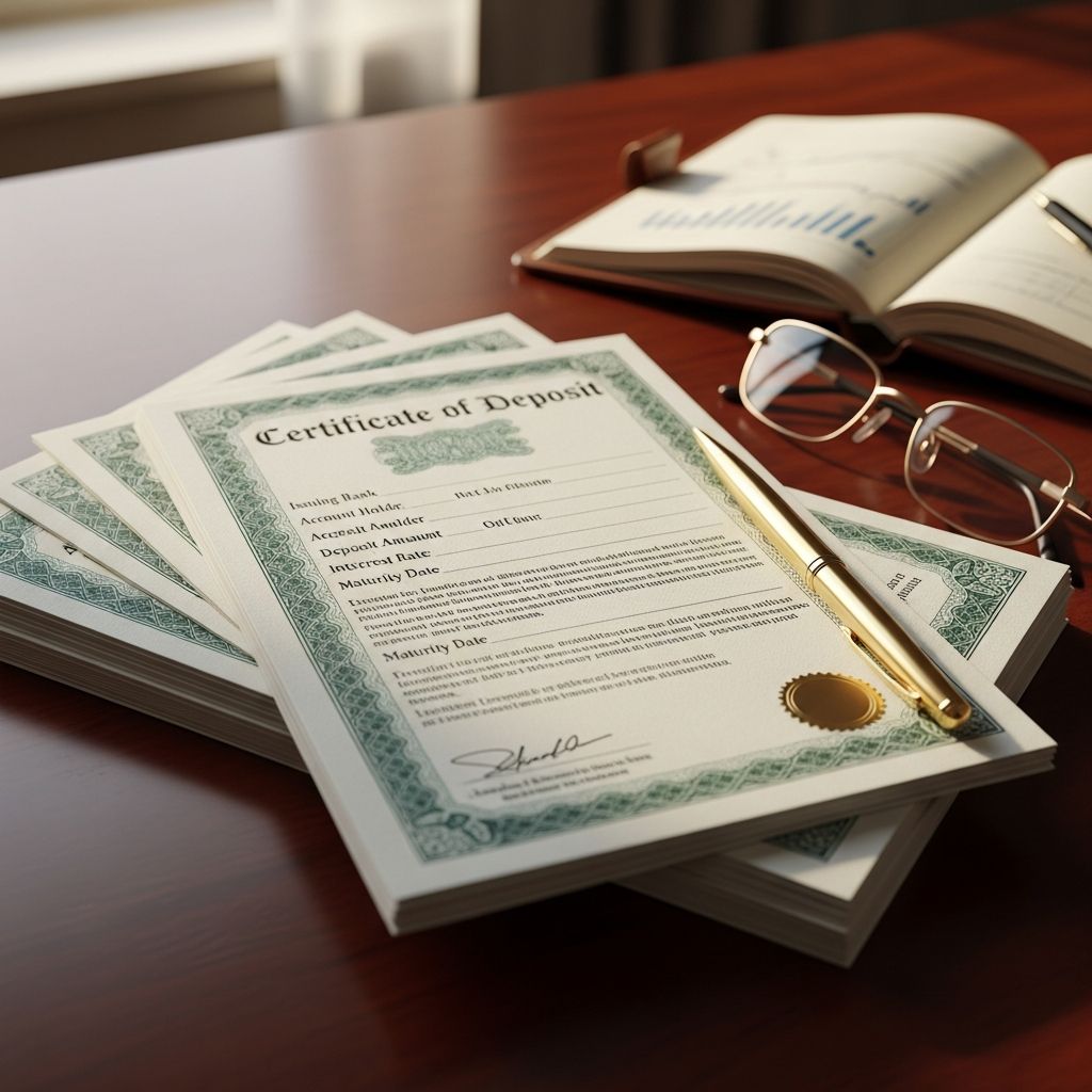 Learn how certificates of deposit work, when they make sense, and what to compare before you lock away your savings.