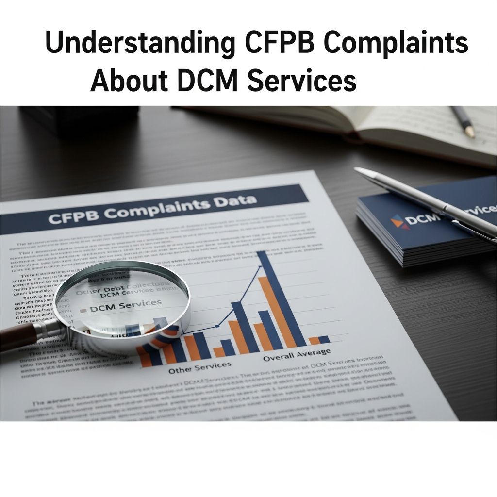 Learn how to read CFPB complaint data involving DCM Services, what common issues appear, and how consumers can respond effectively.