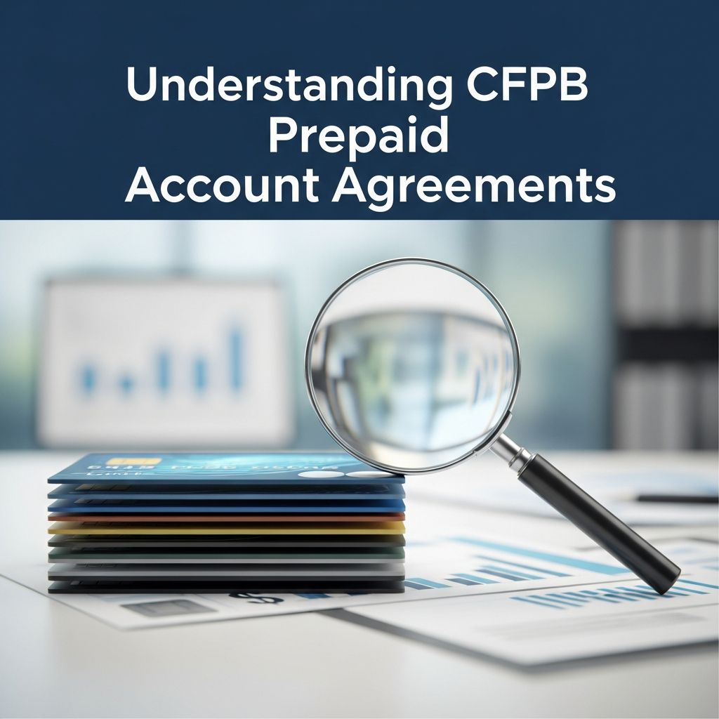 Learn how CFPB-filed prepaid account agreements work, what they disclose, and how to use them to compare prepaid card features and fees.