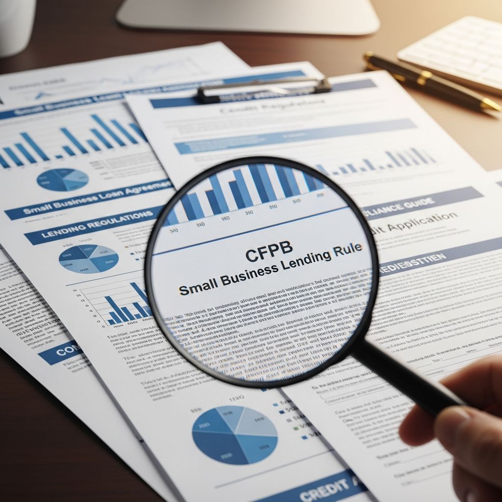 A practical guide to the CFPB’s small business lending rule, data collection duties, and what they mean for lenders and entrepreneurs.