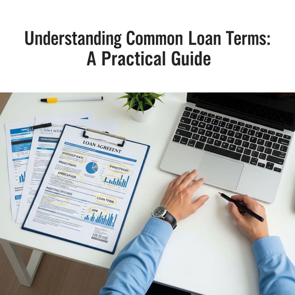 Learn the meaning of common loan terms so you can compare offers, avoid costly traps, and borrow money more confidently.