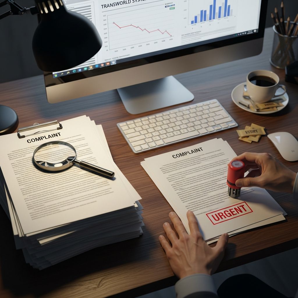 Learn how to read, interpret, and respond to CFPB consumer complaints involving Transworld Systems and other debt collectors.