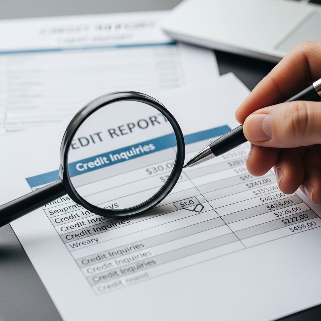 Understanding Credit Inquiries on Your Credit Report Learn how credit inquiries work, when they affect your credit scores, and how to manage them wisely to protect your borrowing power.