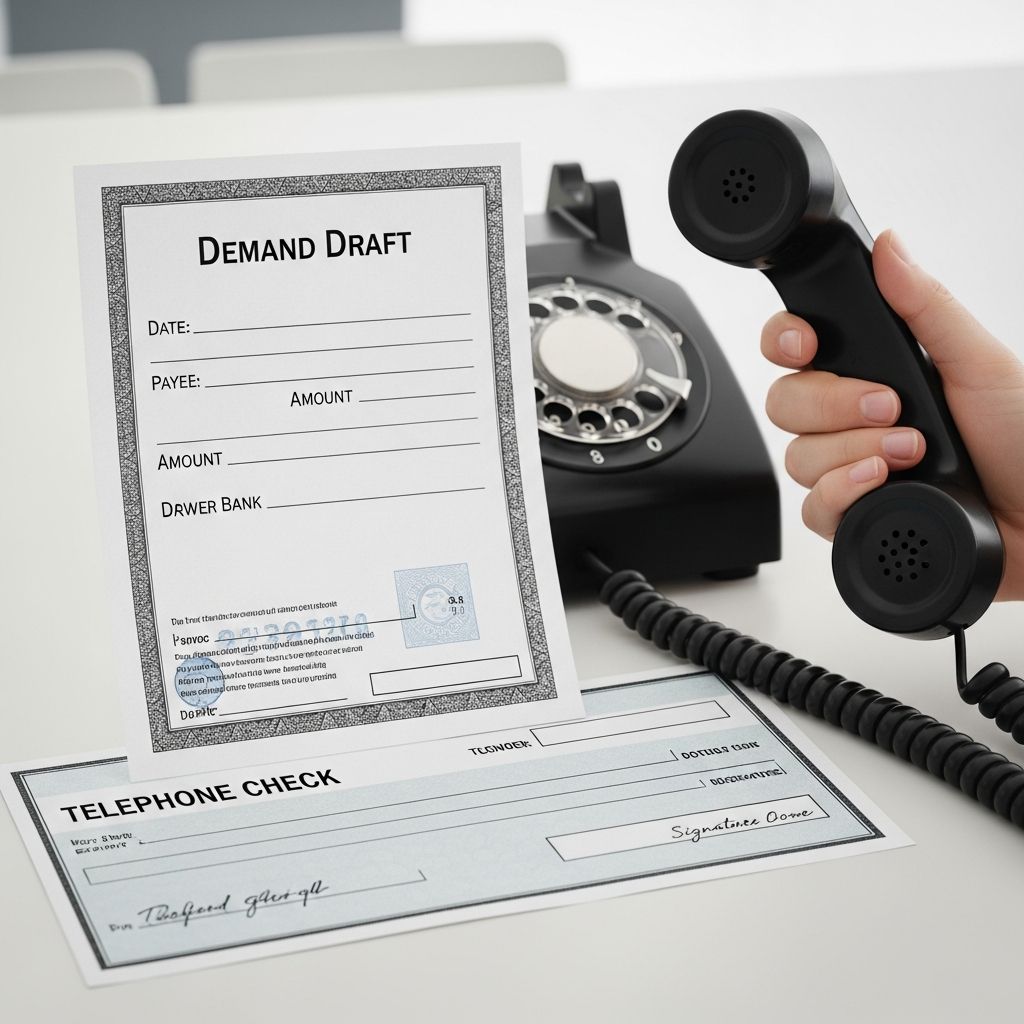 Learn how demand drafts, telephone checks, and preauthorized drafts work, and how to protect your bank account from misuse.