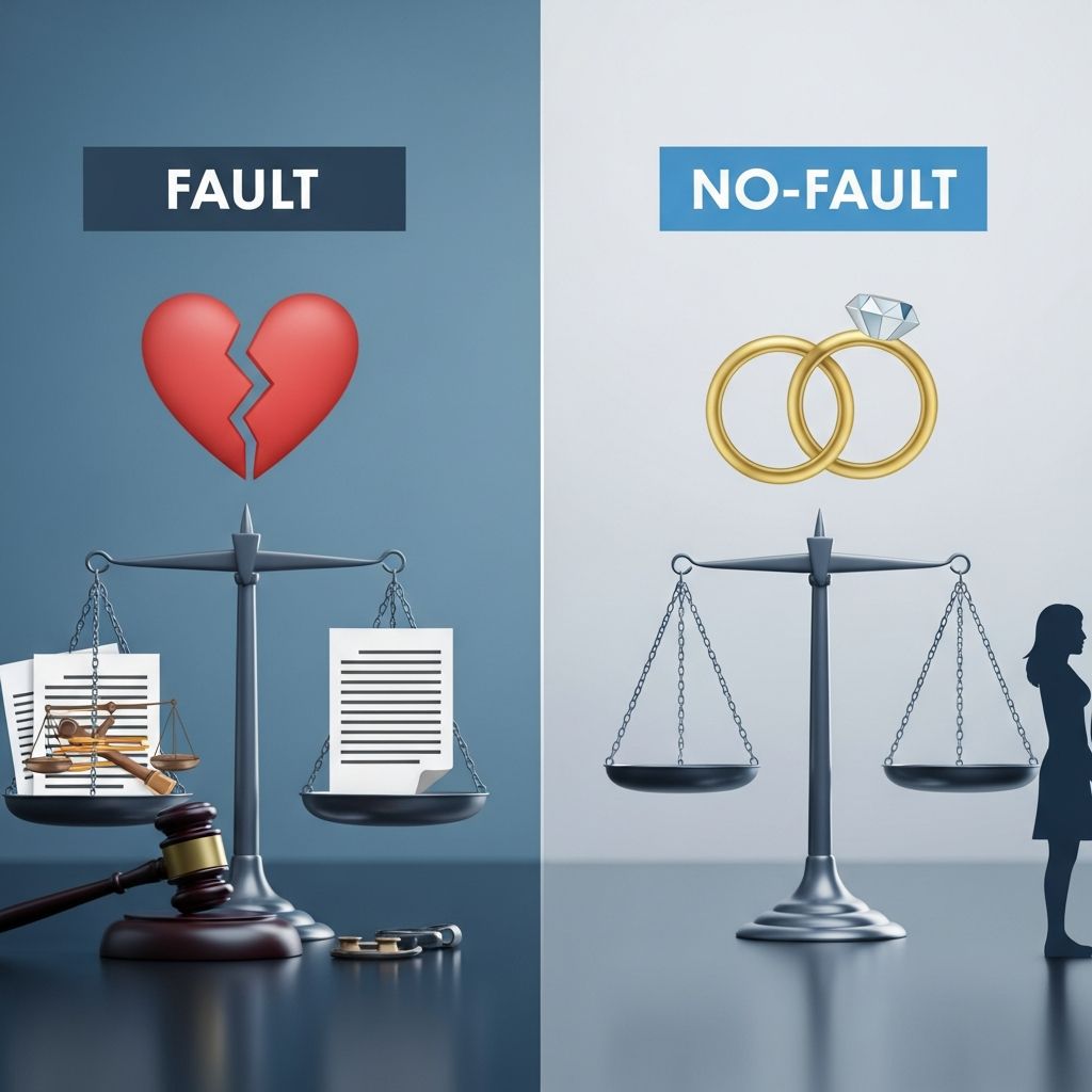 Learn how fault and no-fault divorce systems work, what grounds are recognized, and how they affect property, support, and the overall process.