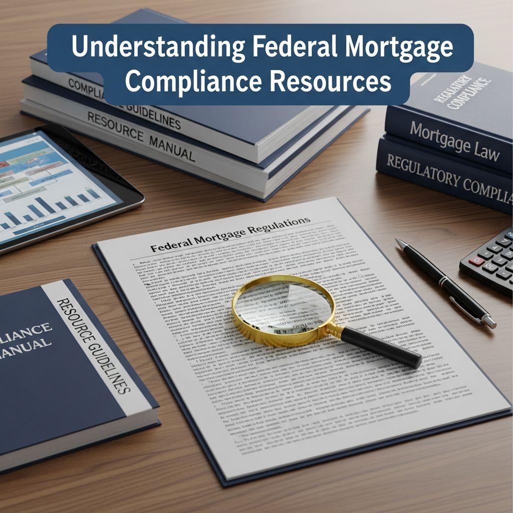 A practical guide to federal mortgage compliance tools, rules, and reference materials for lenders and servicers.