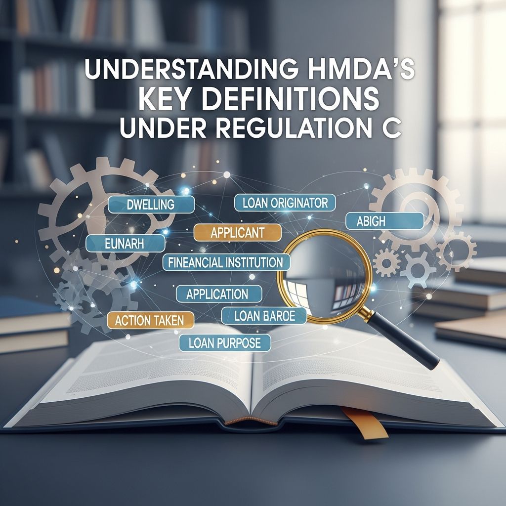 A practical guide to the core definitions in Regulation C that drive Home Mortgage Disclosure Act reporting and compliance.