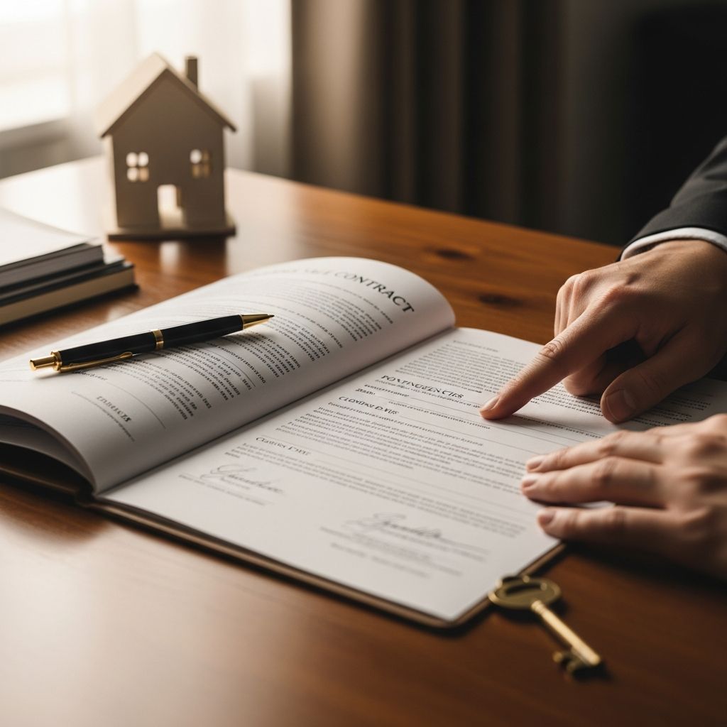 Learn how home sale contracts work, what key terms really mean, and how to protect yourself in a real estate transaction.