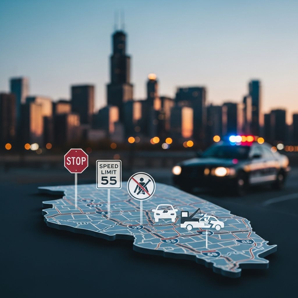 A comprehensive look at Illinois traffic rules, violations, and consequences for drivers.