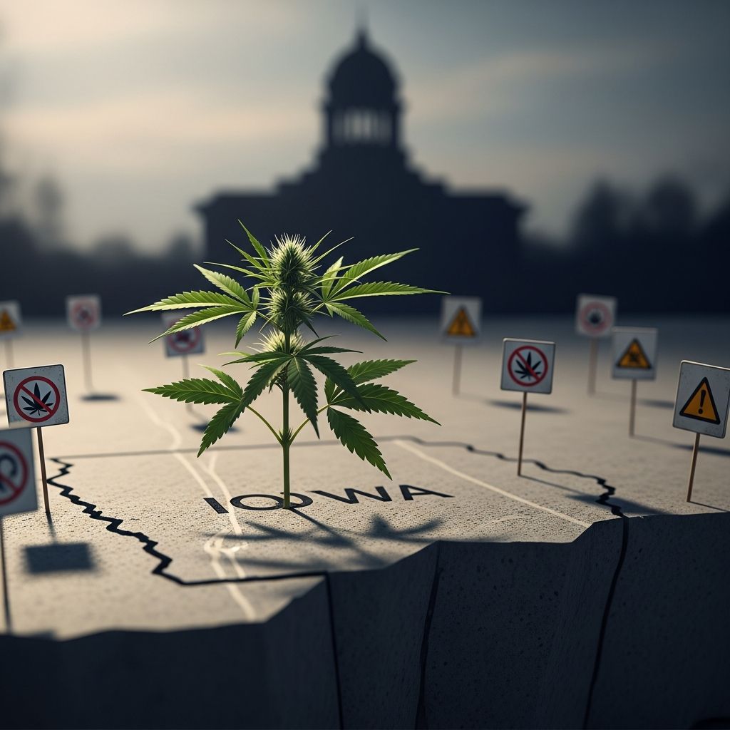 A detailed, plain-language guide to Iowa’s marijuana crimes, penalties, and limited medical cannabis program.