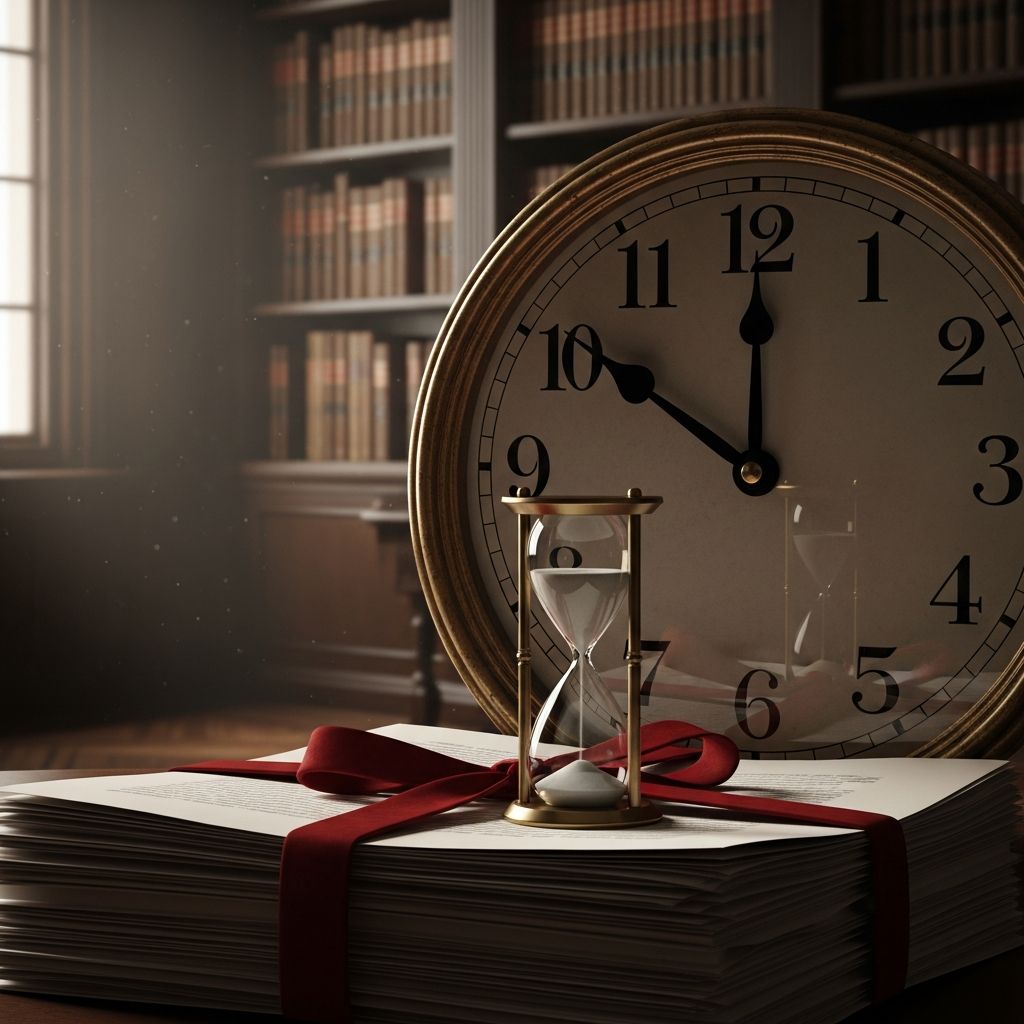 Learn how statutes of limitations set strict time limits on filing lawsuits and why waiting too long can permanently destroy your claim.