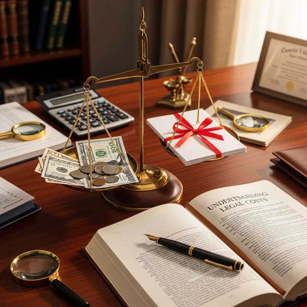 Learn how attorney fees, court costs, and other legal expenses work so you can budget, compare lawyers, and avoid billing surprises.