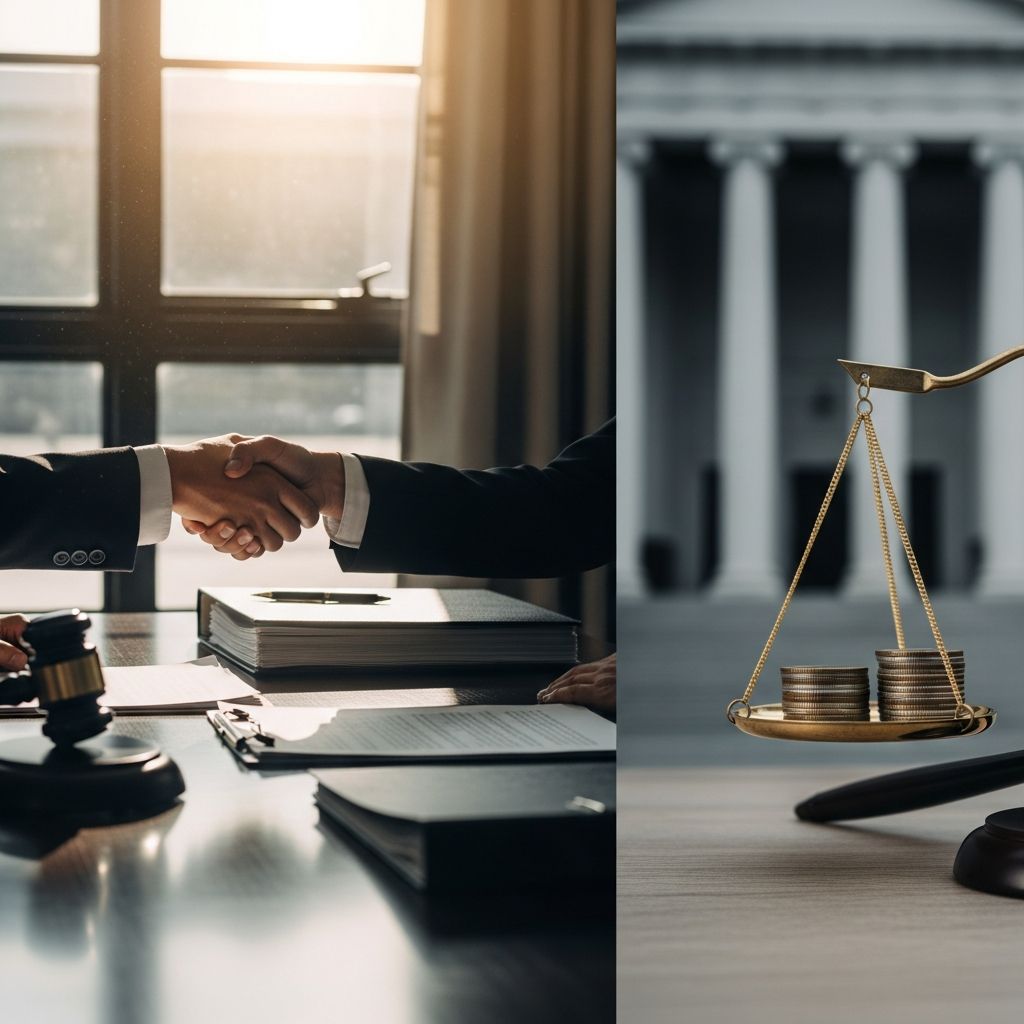 Learn how civil lawsuits often end in settlement, what you give up, what you gain, and how the process typically works from start to finish.